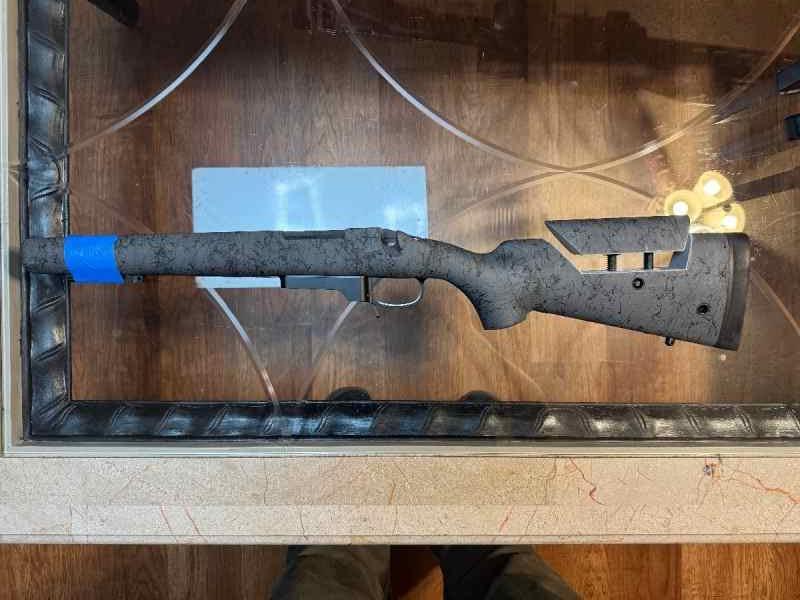 LEFT HAND Remington 700 stock with bottom metal.