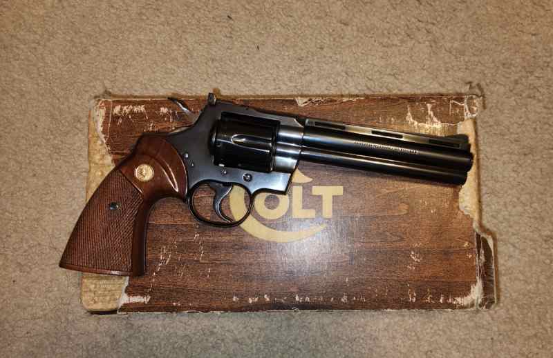 1974 Colt Python 6&quot; blued