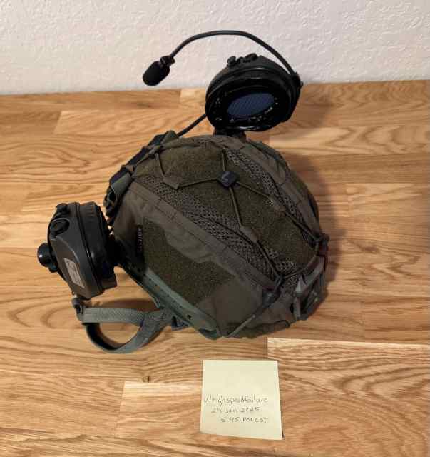 Highcom IIIA Ballistic Helmet &amp; Headset