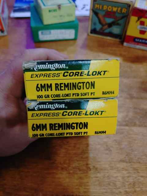 6mm Remington ammo