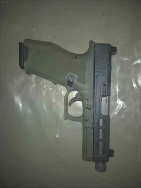 PSA Dagger FS, gray/green, suppressor ready