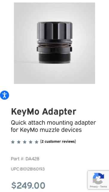 Dead Air Keymo Adapter DA428 HUB NEW