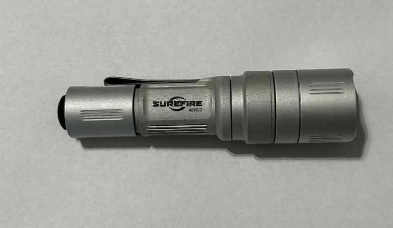 SureFire EB1 Backup LED Flashlight Silver