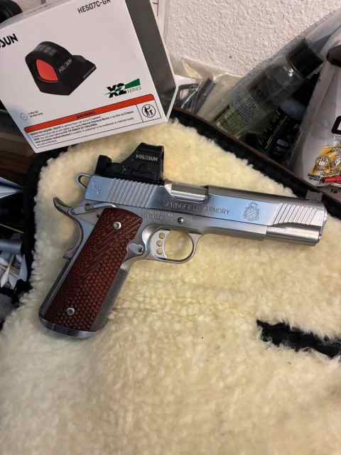 Stainless Springfield TRP .45cal