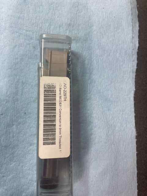 Lone wolf Barrel Glock G22 to 9mm threaded