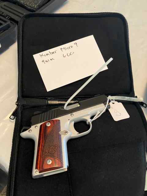 Kimber Micro 9 with case and two mags 