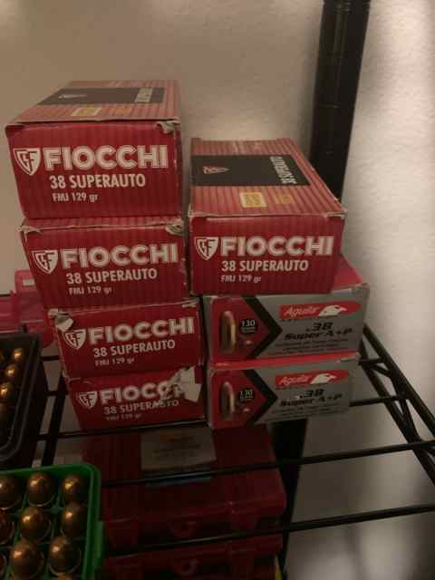 38 Super Ammo 542 Rounds Available