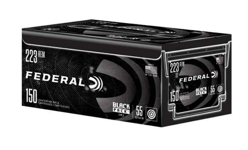 900 Rounds Federal Black 223 55gr Ammo