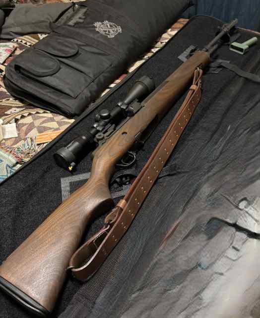 M1A Loaded Walnut 308 Rifle, Walnut Stock, 22.0″