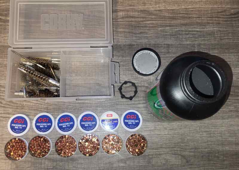 Black powder pistol accessories 