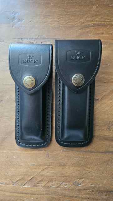 Buck 110 factory leather sheath 