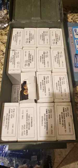 7.62x54r Yugoslavia surplus brass ammo