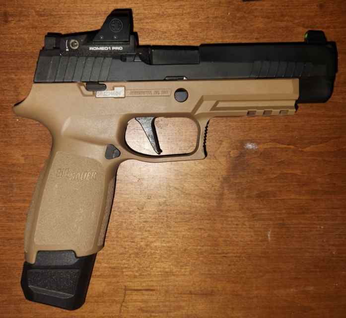 Sig Sauer P320 X: Romeo1 Pro, Extend Mags, Holster