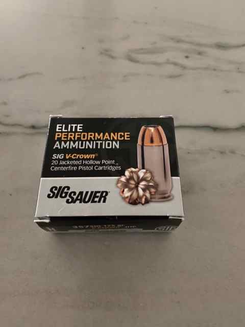 Sig Sauer 357 SIG 125 grain ammo