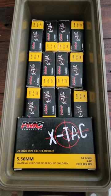 PMC X-TAC 5.56 62gr m855 300 rounds