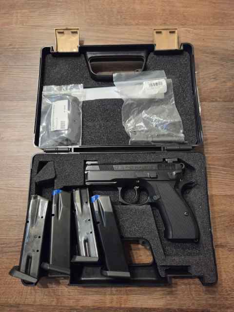 WTS CZ 75 P01 9mm w/ extras 