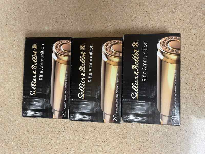 8x57 JR rimmed Mauser 196gr Soft points