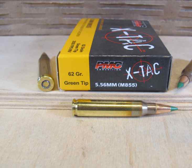 PMC XTac 5.56 62gr Green Tip 