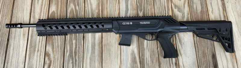 CZ 512 Tactical 22 Magnum WMR Semi Auto Rifle