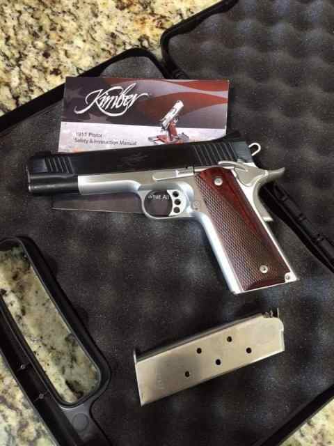 Kimber 1911 custom carry two tone 