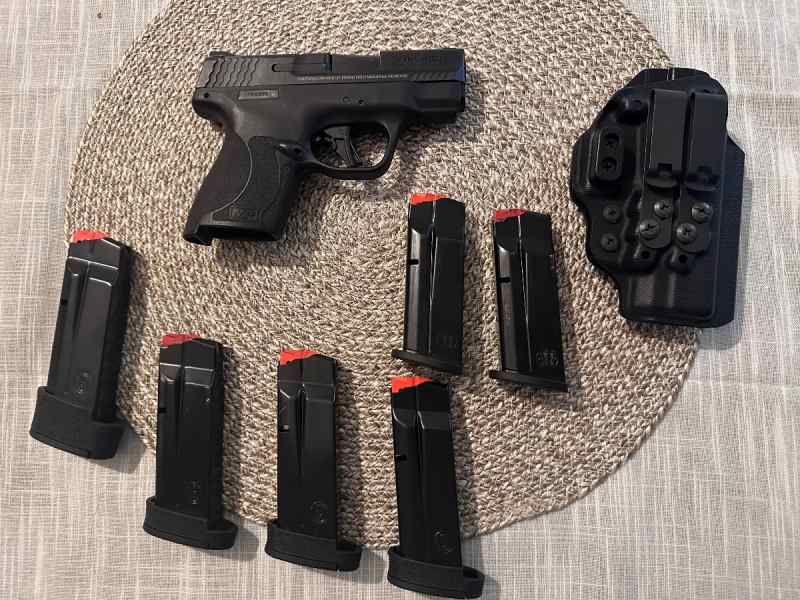 Smith and Wesson Shield Plus w Extras