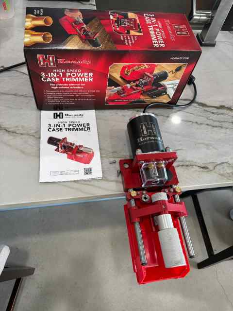 Hornady High Speed 3‑in‑1 Power Case Trimmer