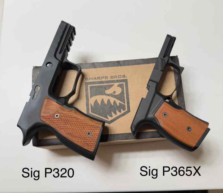 Sharp Brothers Grip Modules/Sig P320 &amp; Sig P365X 