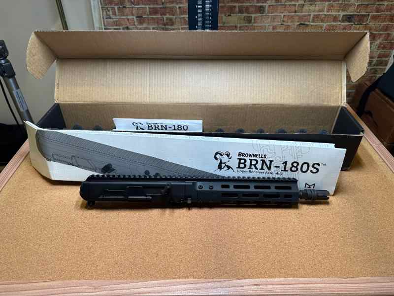 BRN-180S - complete upper - 10.5 inch