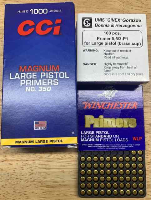 Large Pistol Primers FS/FT