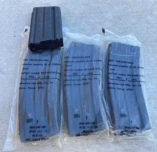 (4) AR15 Adventure brand 5.56 Magazines