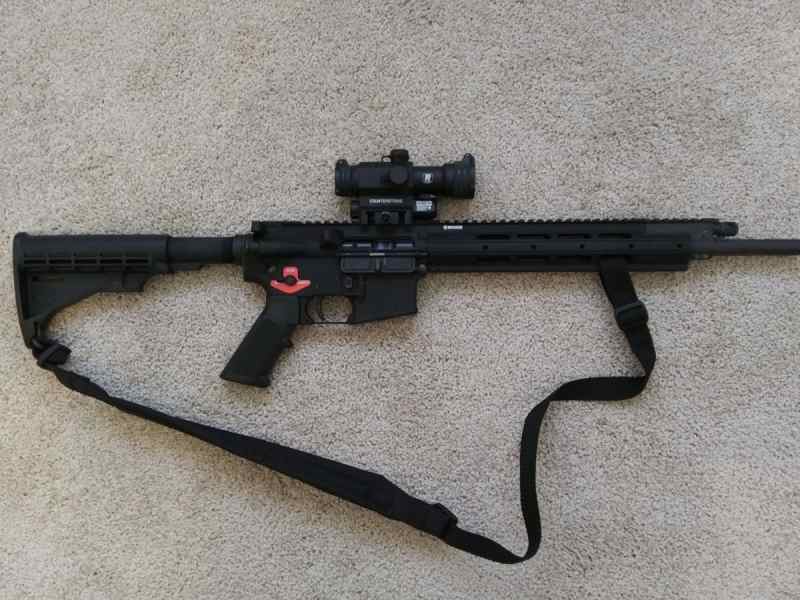 Ruger SR556E Model #5912 with binary trigger